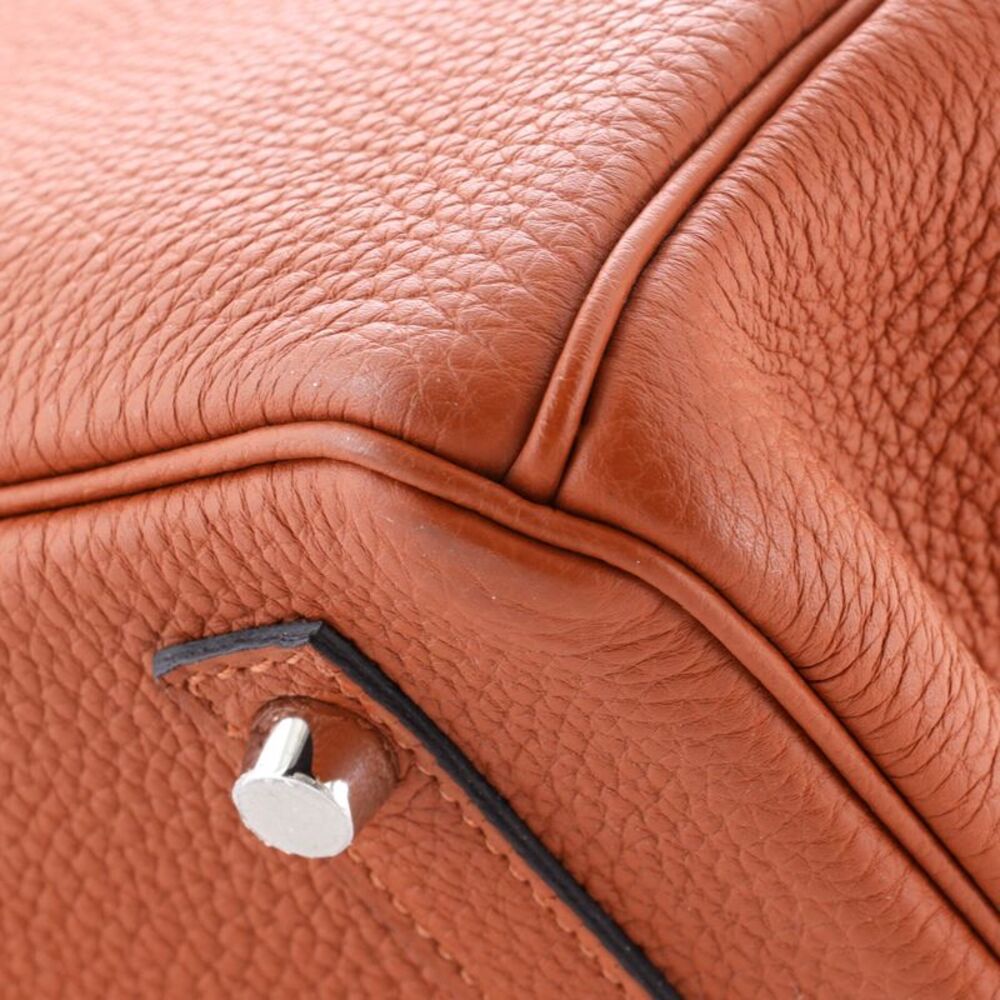 Hermes Birkin Handbag Cuivre Togo with Palladium Hardware 30 Brown - Picture 8 of 8